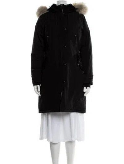 Pre-owned Canada Goose Parka In Black
