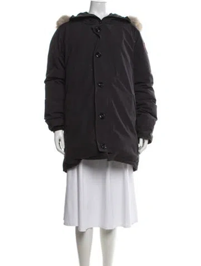 Pre-owned Canada Goose Parka In Black