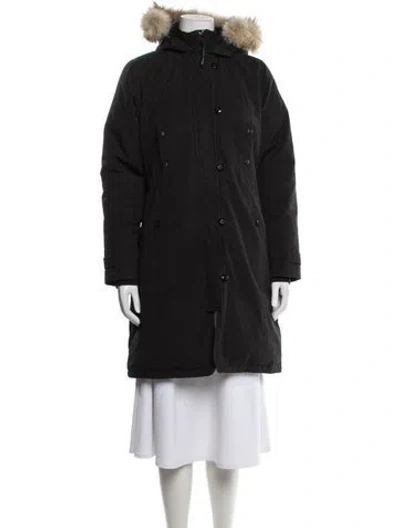 Pre-owned Canada Goose Parka In Black