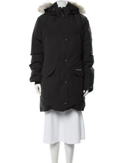 Pre-owned Canada Goose Parka In Black