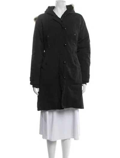 Pre-owned Canada Goose Parka In Black