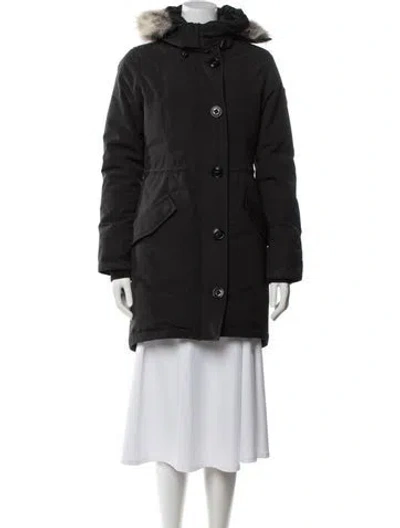 Pre-owned Canada Goose Parka In Black