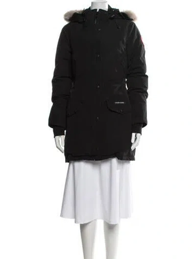 Pre-owned Canada Goose Parka In Black