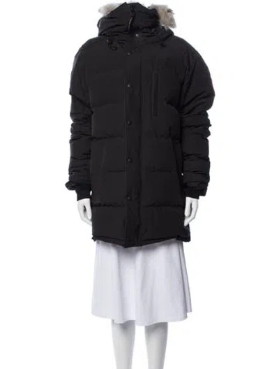 Pre-owned Canada Goose Parka In Black
