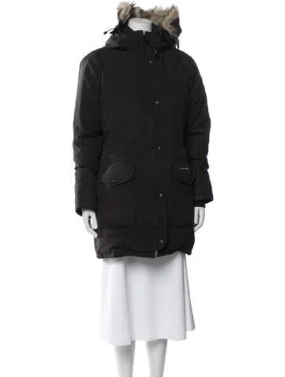 Pre-owned Canada Goose Parka In Black