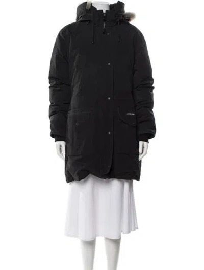 Pre-owned Canada Goose Parka In Black