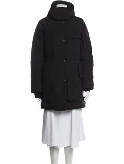 Pre-owned Canada Goose Parka In Black