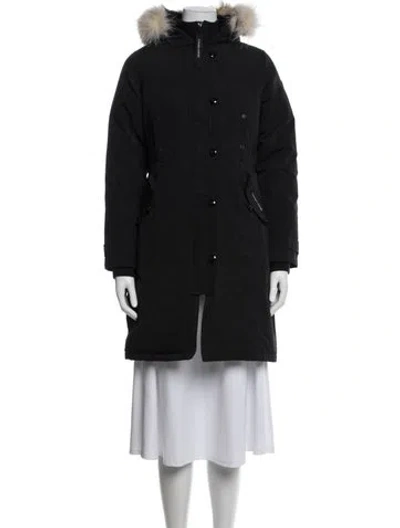 Pre-owned Canada Goose Parka In Black