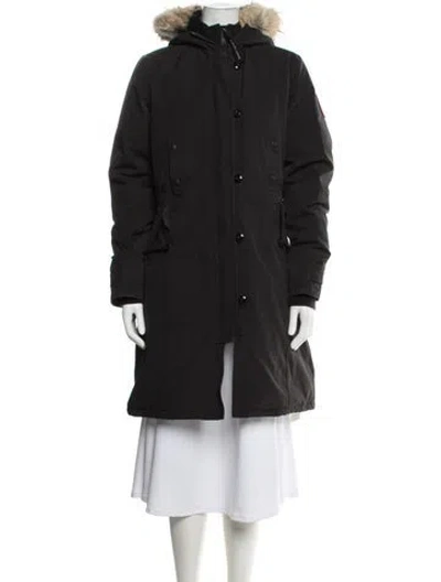 Pre-owned Canada Goose Parka In Black
