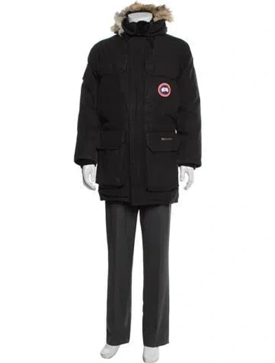 Pre-owned Canada Goose Parka In Black