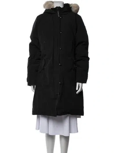Pre-owned Canada Goose Parka In Black