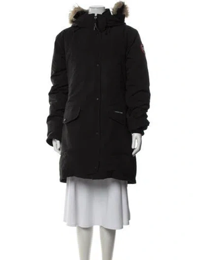 Pre-owned Canada Goose Parka In Black