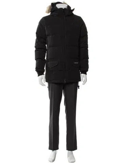 Pre-owned Canada Goose Parka In Black