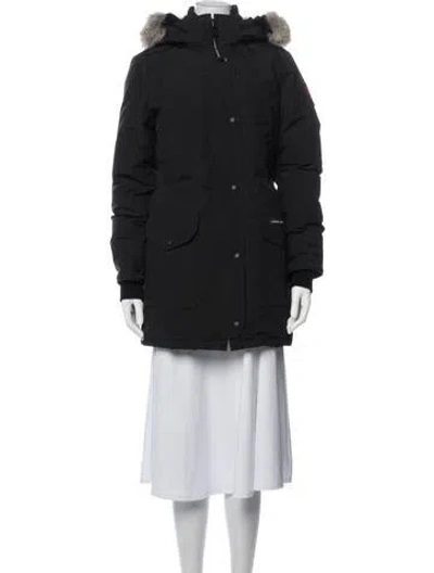 Pre-owned Canada Goose Parka In Black