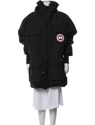 Pre-owned Canada Goose Parka In Black