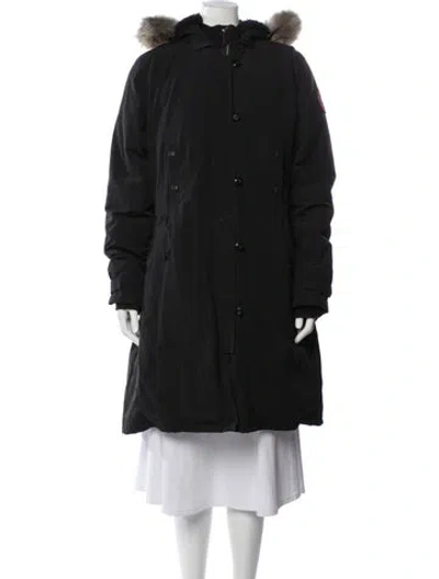 Pre-owned Canada Goose Parka In Black