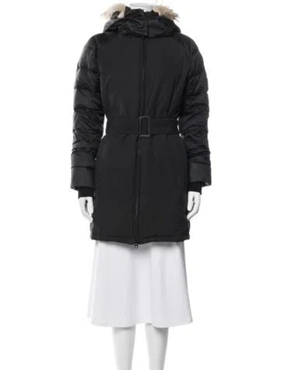 Pre-owned Canada Goose Parka In Black