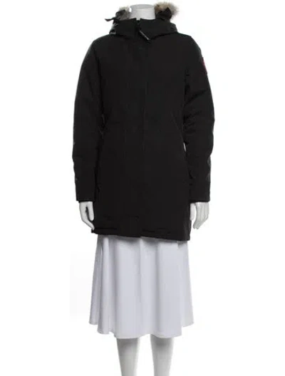 Pre-owned Canada Goose Parka In Black
