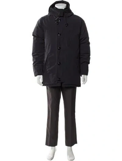 Pre-owned Canada Goose Parka In Blue