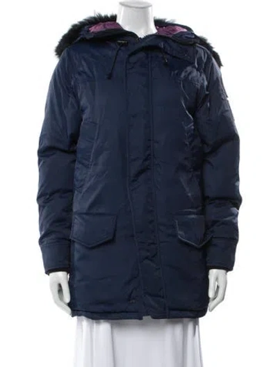 Pre-owned Canada Goose Parka In Blue