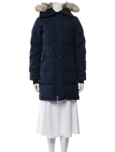 Pre-owned Canada Goose Parka In Blue