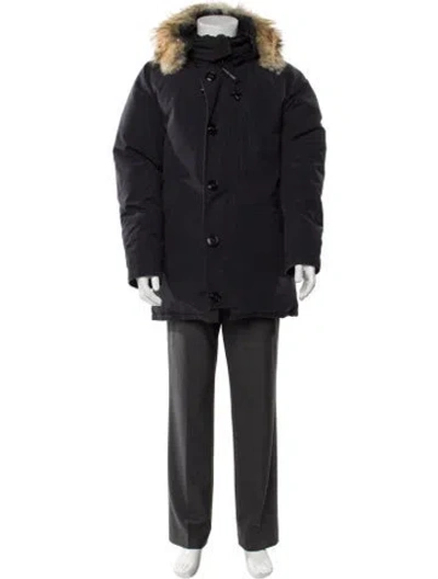 Pre-owned Canada Goose Parka In Blue