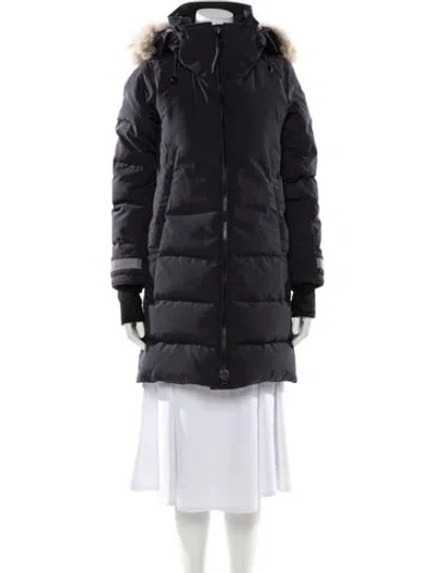 Pre-owned Canada Goose Parka In Blue