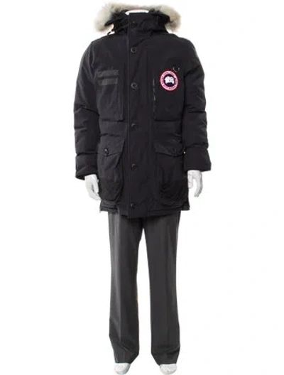 Pre-owned Canada Goose Parka In Blue
