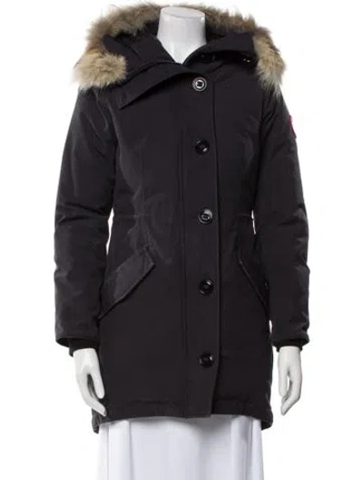 Pre-owned Canada Goose Parka In Blue