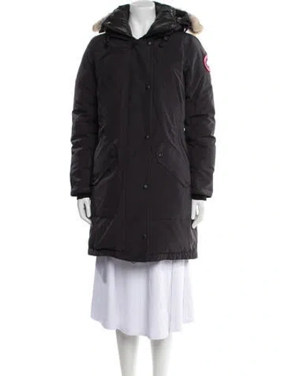 Pre-owned Canada Goose Parka In Blue