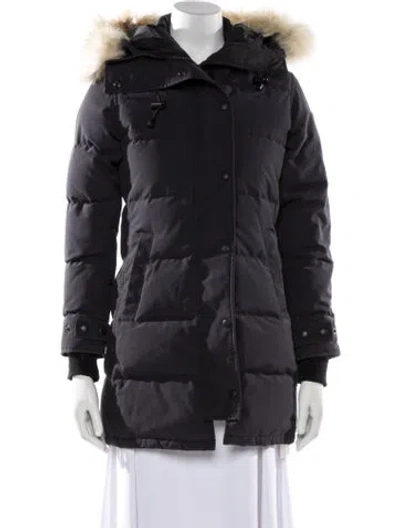 Pre-owned Canada Goose Parka In Blue