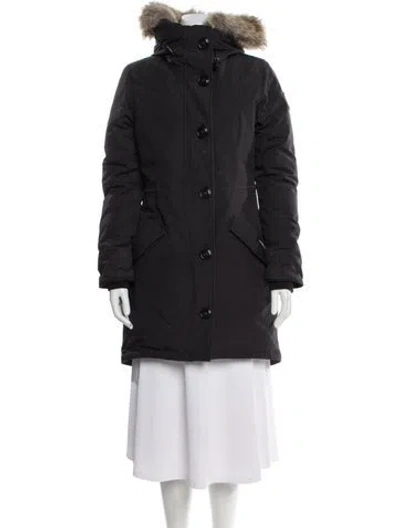 Pre-owned Canada Goose Parka In Blue