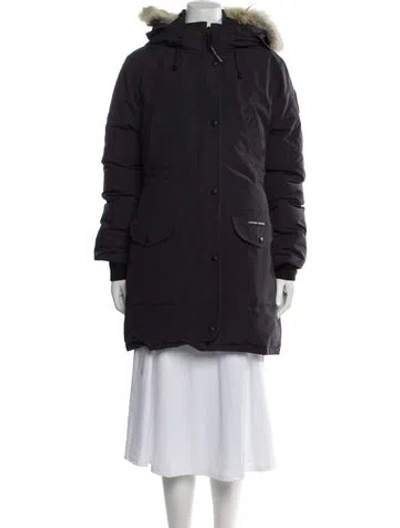 Pre-owned Canada Goose Parka In Blue