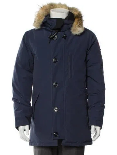 Pre-owned Canada Goose Parka In Blue