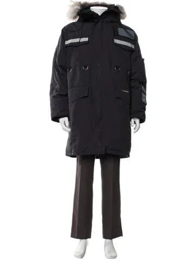 Pre-owned Canada Goose Parka In Blue