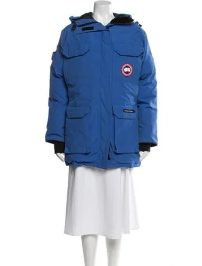 Pre-owned Canada Goose Parka In Blue