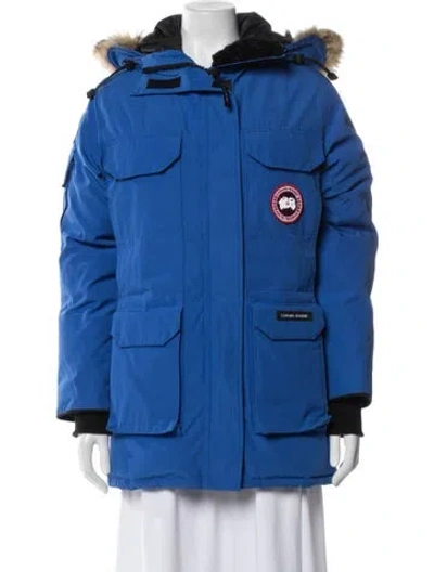 Pre-owned Canada Goose Parka In Blue