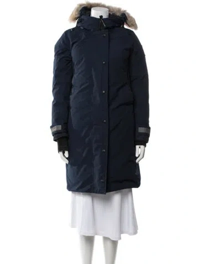 Pre-owned Canada Goose Parka In Blue
