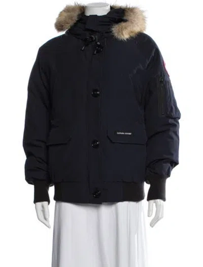 Pre-owned Canada Goose Parka In Blue