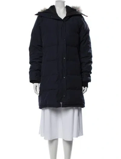 Pre-owned Canada Goose Parka In Blue