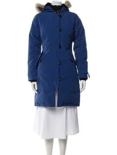 Pre-owned Canada Goose Parka In Blue