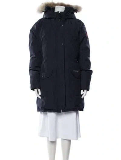 Pre-owned Canada Goose Parka In Blue