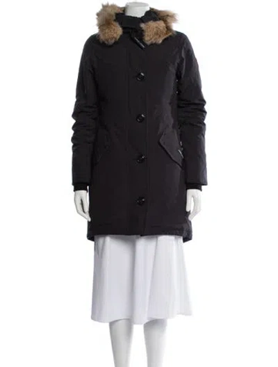 Pre-owned Canada Goose Parka In Blue