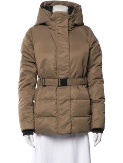 Pre-owned Canada Goose Parka In Brown