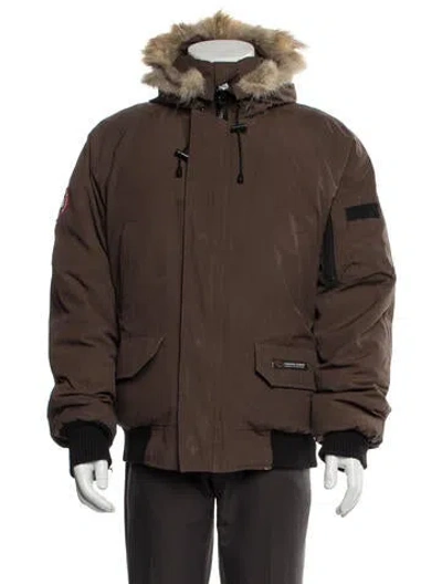 Pre-owned Canada Goose Parka In Brown