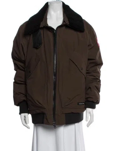 Pre-owned Canada Goose Parka In Brown