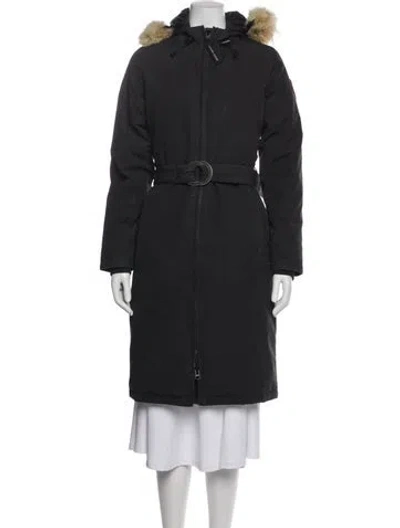 Pre-owned Canada Goose Parka In Gray