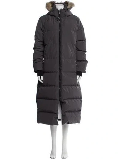 Pre-owned Canada Goose Parka In Gray