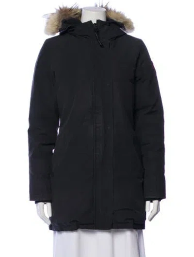 Pre-owned Canada Goose Parka In Gray