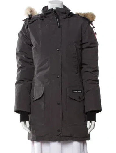Pre-owned Canada Goose Parka In Gray